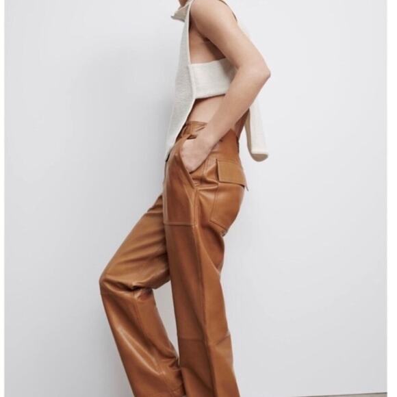 Zara Off White Cream Sleeveless Half‎ Zip Open Side Jacket Top Size M/L - Picture 2 of 8